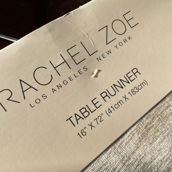 RACHEL ZOE NWT Fall Autumn Thanksgiving Beaded Pumpkins Decorative Table Runner - Picture 11 of 13